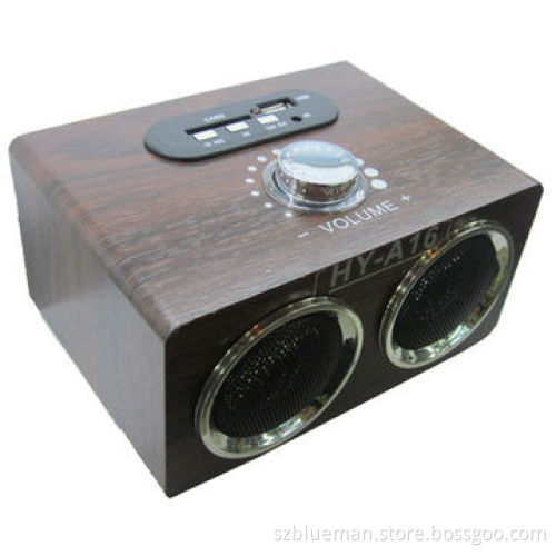 Wooden speaker